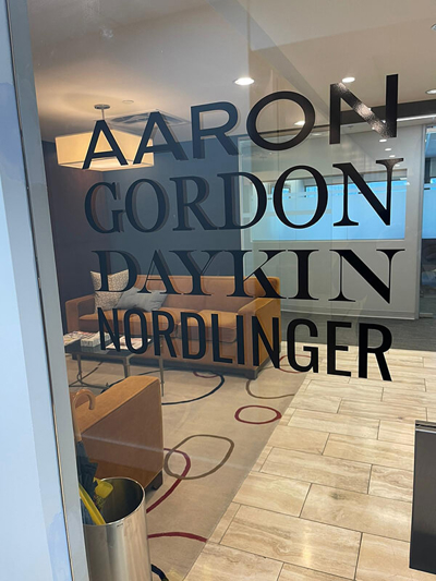Vinyl Lettering & Graphics Photo